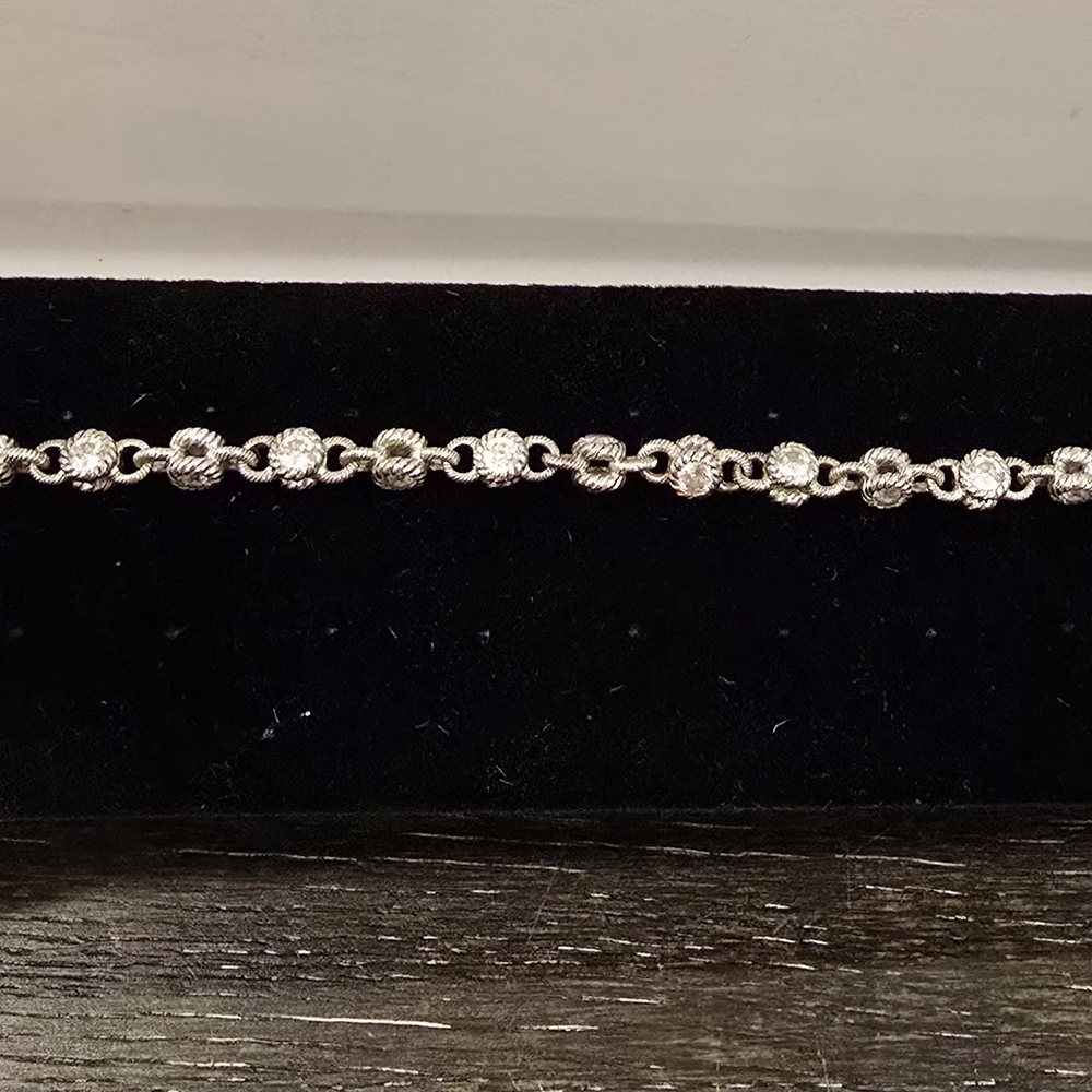 Judith Ripka Silver Bracelet - Picture 4 of 8